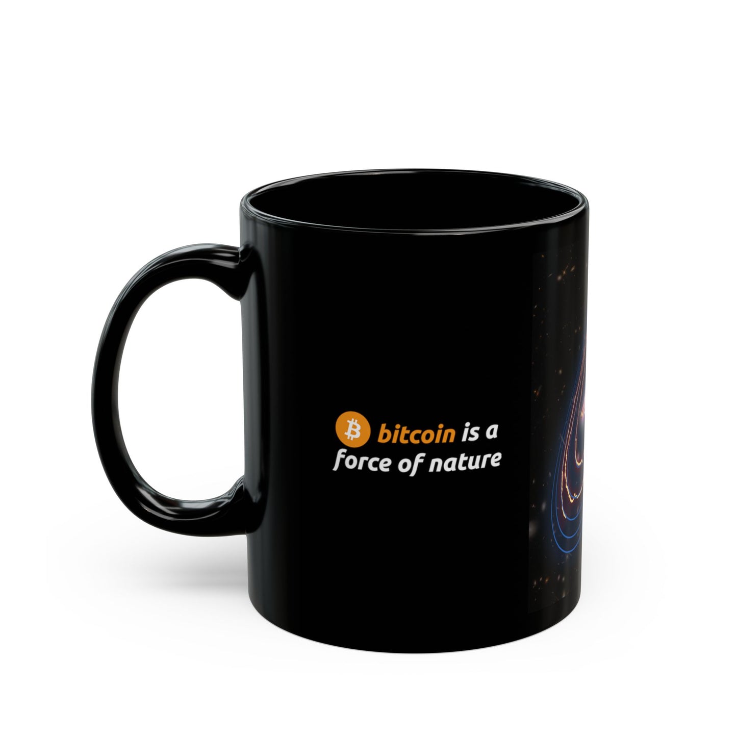 BTC Power Law Spiral Galaxy Mug