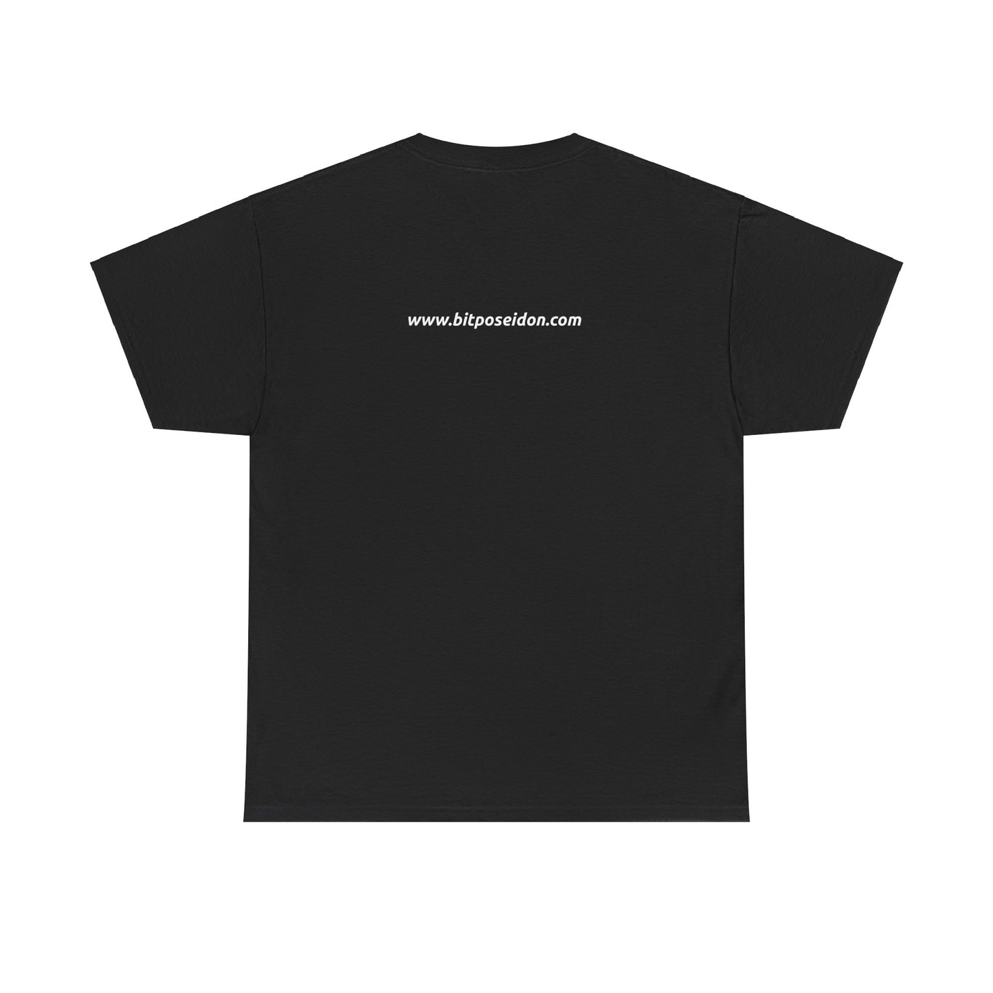 "Bitcoin Is Too Unpredictable" Blue Unisex Full Front T-Shirt