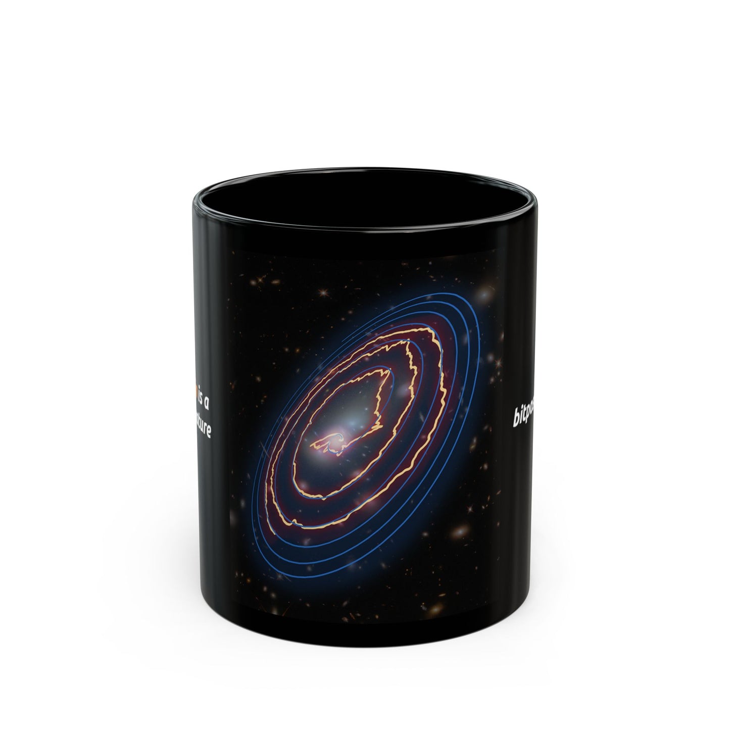 BTC Power Law Spiral Galaxy Mug