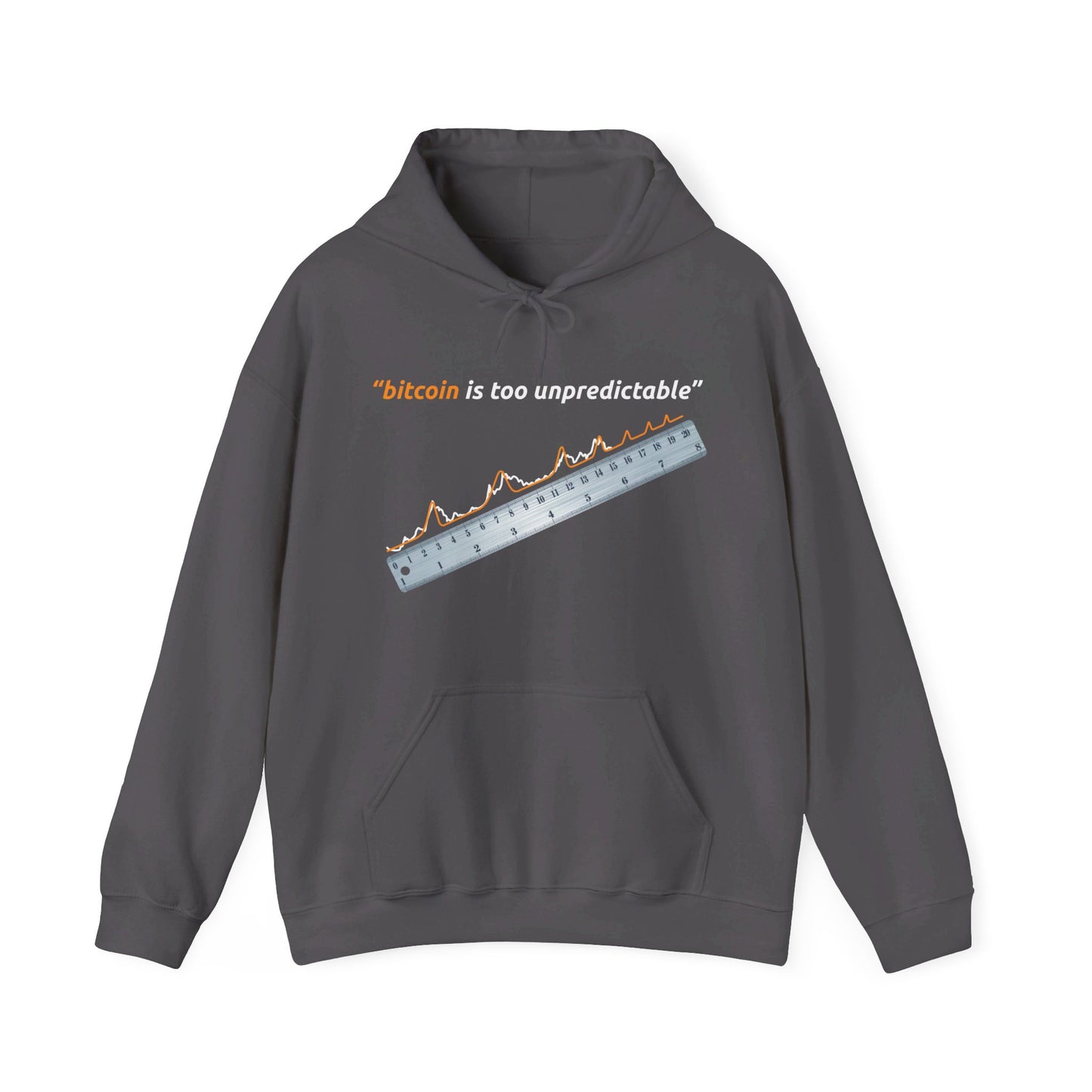 "Bitcoin Is Too Unpredictable" Unisex Hoodie