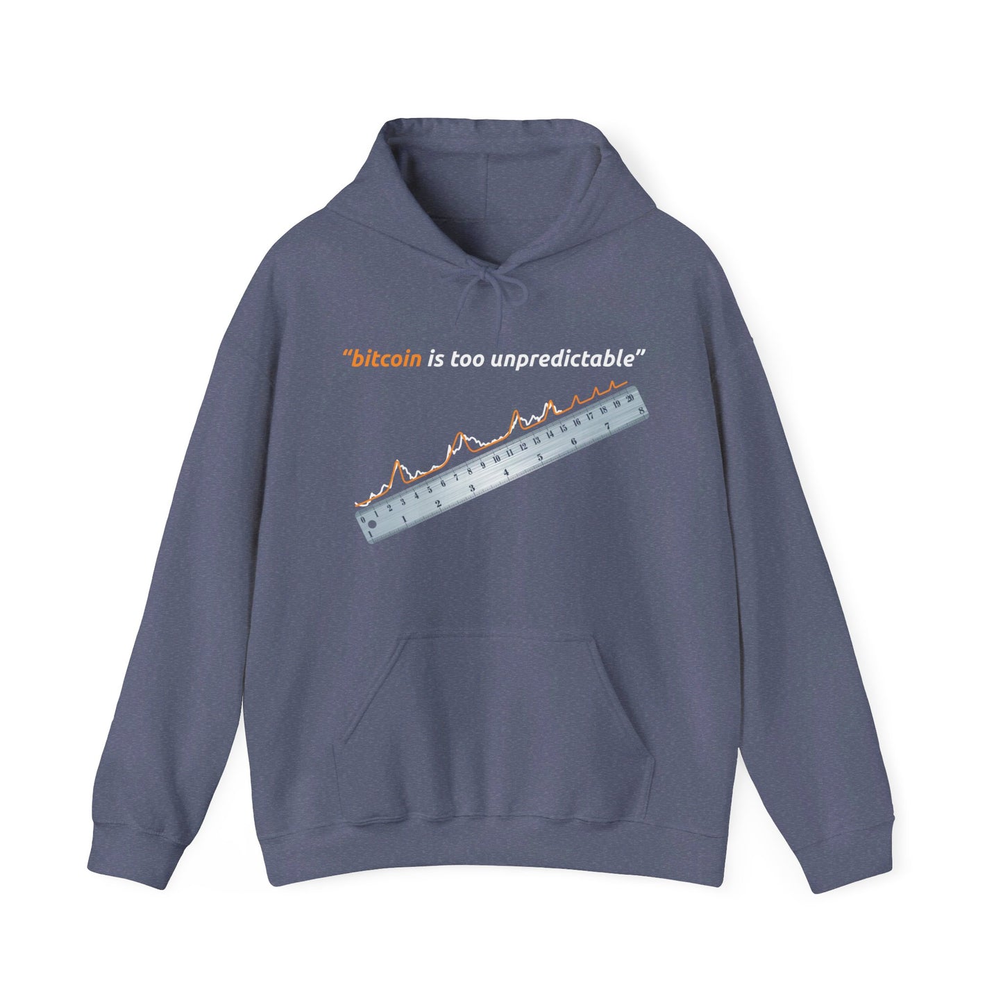 "Bitcoin Is Too Unpredictable" Unisex Hoodie